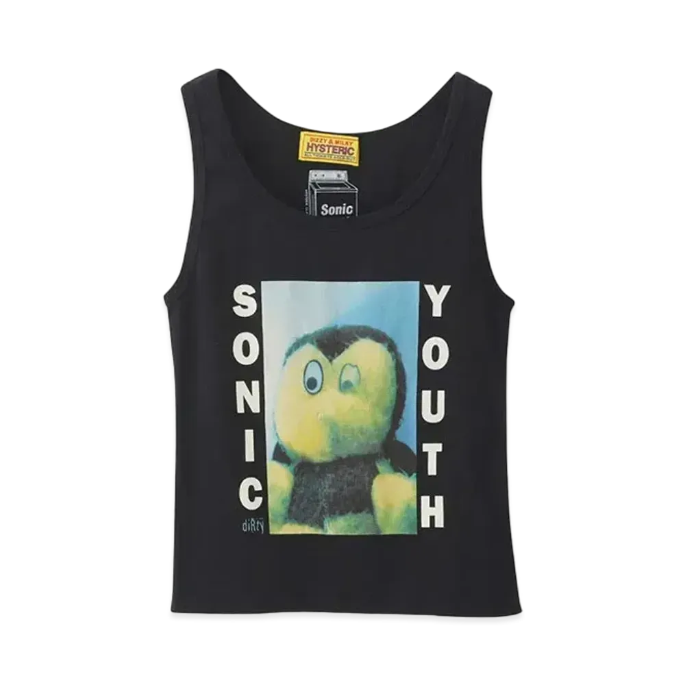 HYSTERIC GLAMOUR Sonic Youth/Dirty Tank Top "Black"