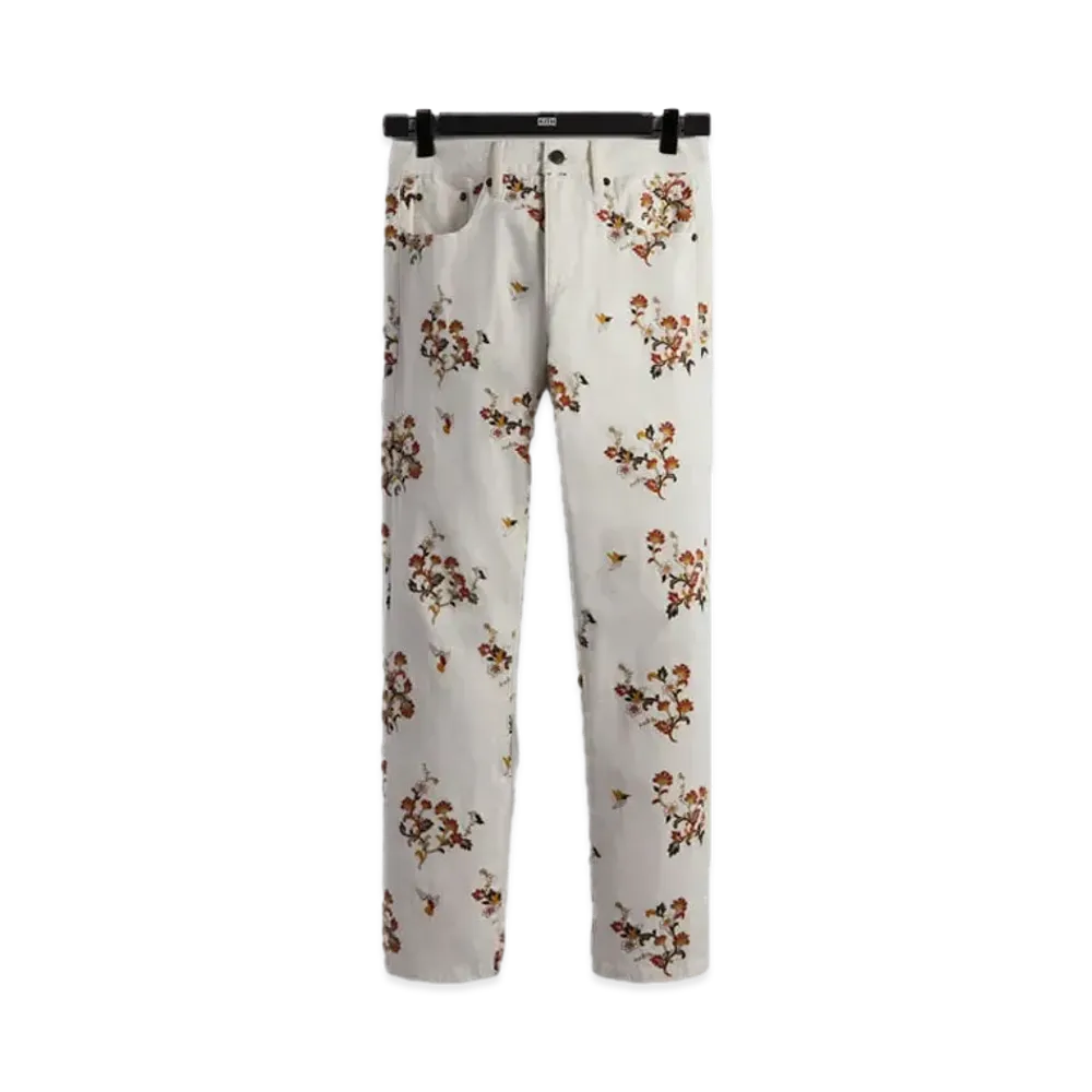 Kith Embroidered Varick Denim "Sandrift"