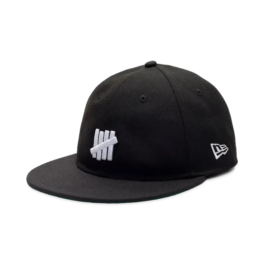 UNDEFEATED x NE Icon Snapback "Black"