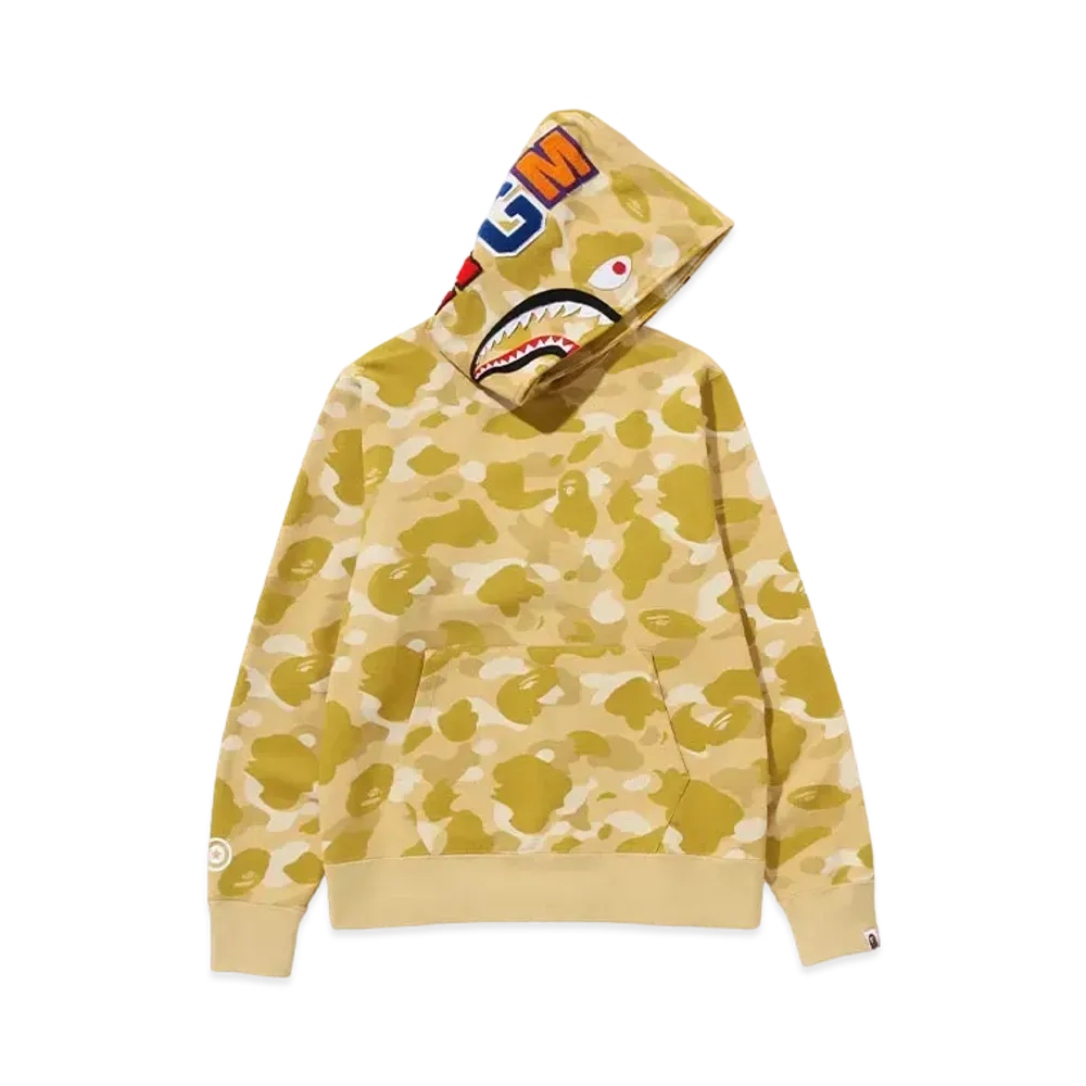 A BATHING APE Shark Pullover Hoodie "Yellow"