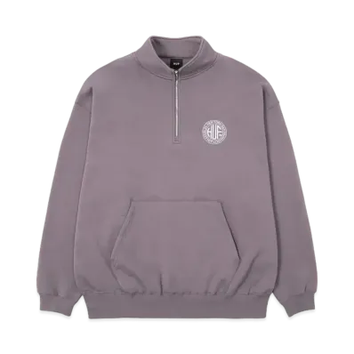 HUF Regional Half Zip Fleece "Light Plum"