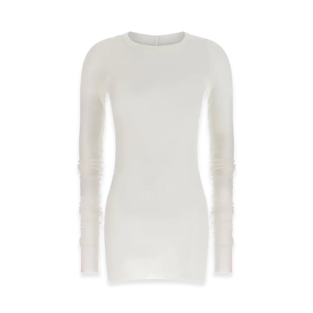 Rick Owens Women's Rib LS T' T-Shirt "White"