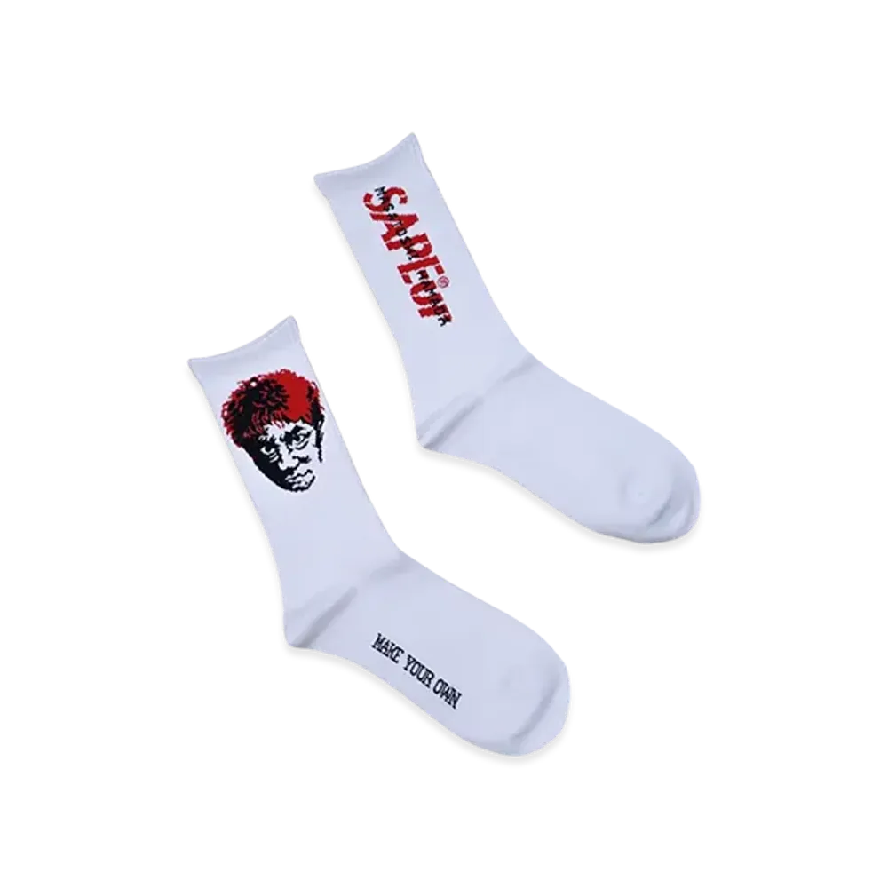 SAPEur x MASATOSHI HAMADA Socks "Red"