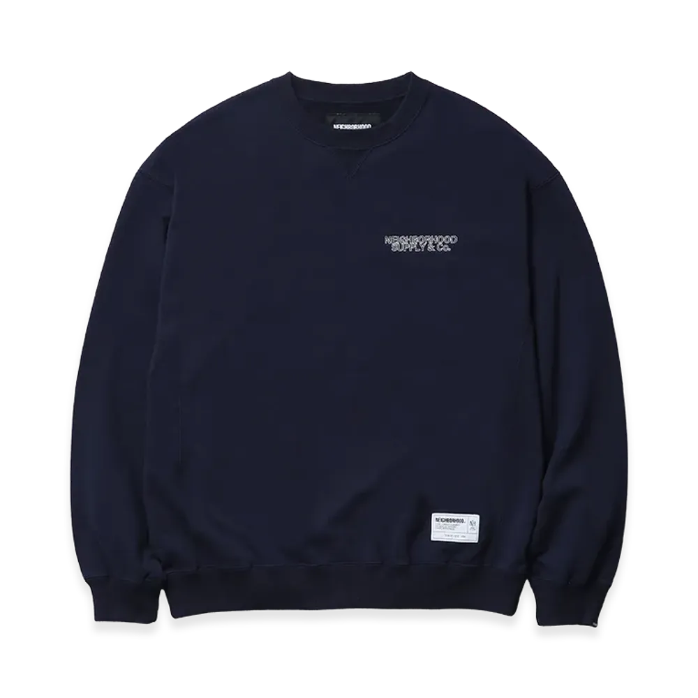 NEIGHBORHOOD Classic Sweat Shirt LS "Navy"