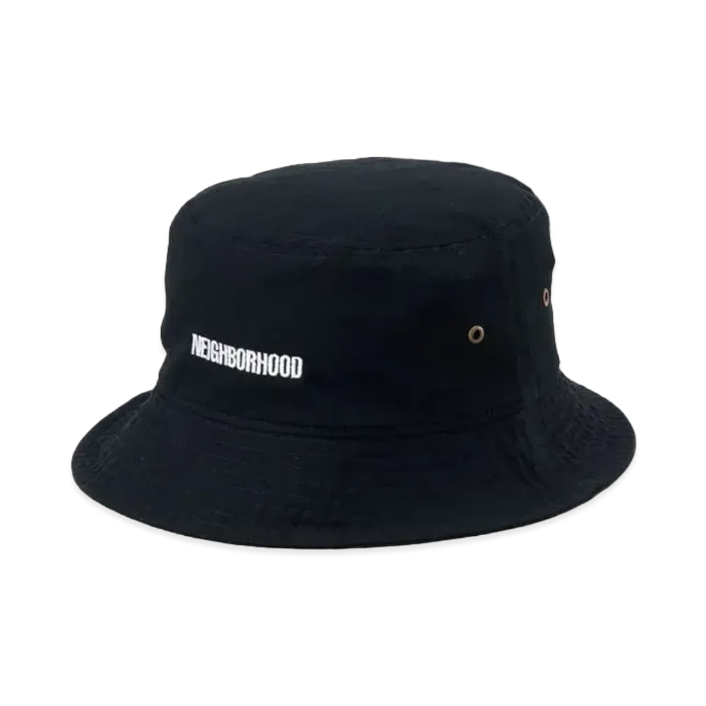 NEIGHBORHOOD OT . Bucket Hat "Black"