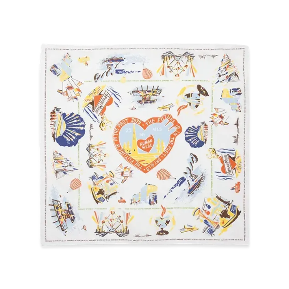 HUMAN MADE Big Bandana "White"