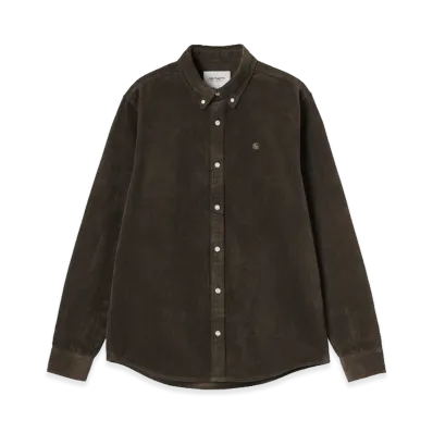 Carhartt WIP L/S Madison Cord Shirt "Tobacco"