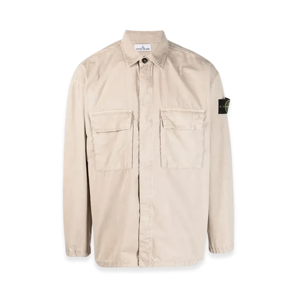 Stone Island 115WN Old Treatment Overshirt - 23SS "Dove Grey"