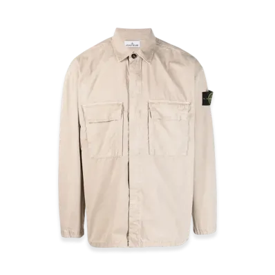 Stone Island 115WN Old Treatment Overshirt - 23SS "Dove Grey"