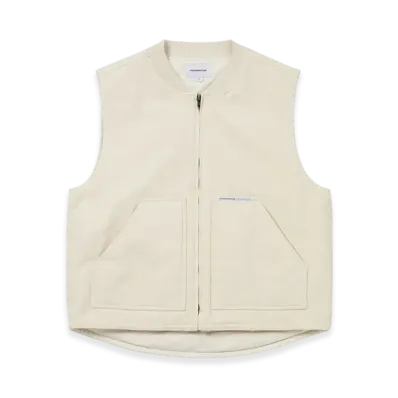 thisisneverthat Washed Duck Vest "Ivory"