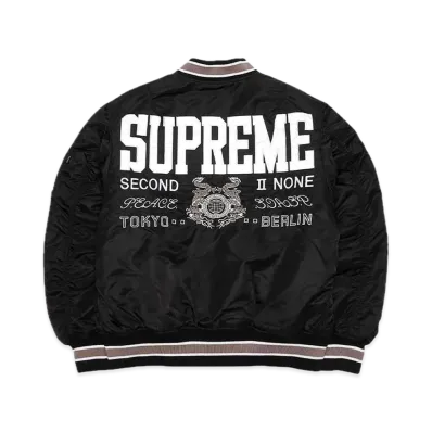 Supreme Second To None MA-1 Jacket "Black"