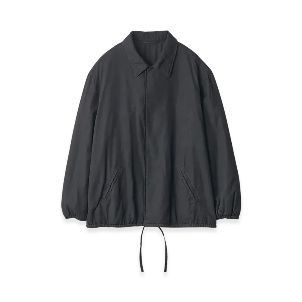 ssstein Cotton Rayon Vintage Coach Jacket "Black"