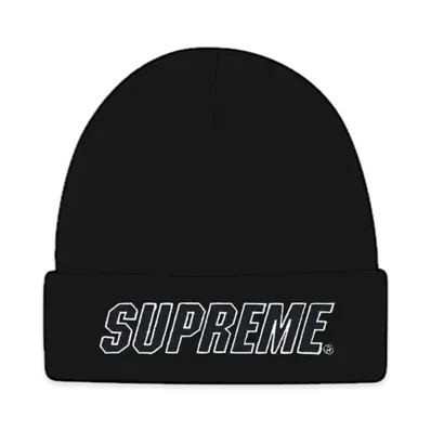 Supreme Slant Beanie "Black"