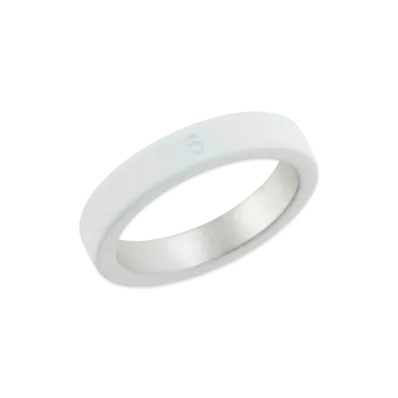 MM6 Maison Margiela Minimal Logo Ring "White"