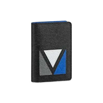 Louis Vuitton Pocket Organizer Taiga "Noir"
