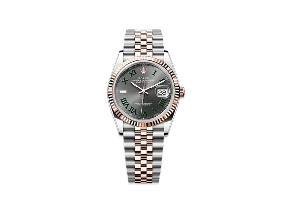 ROLEX Datejust 36 Oystersteel & Everose Gold "Grey"