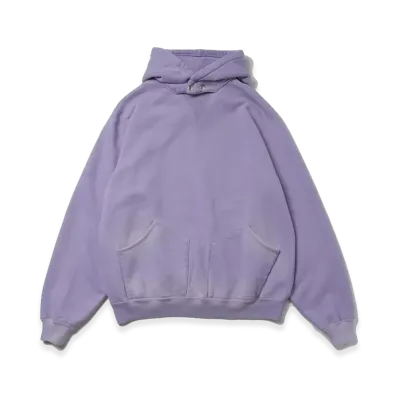 A.PRESSE Vintage Attached Snap Hood Sweat Parka "Lavender"