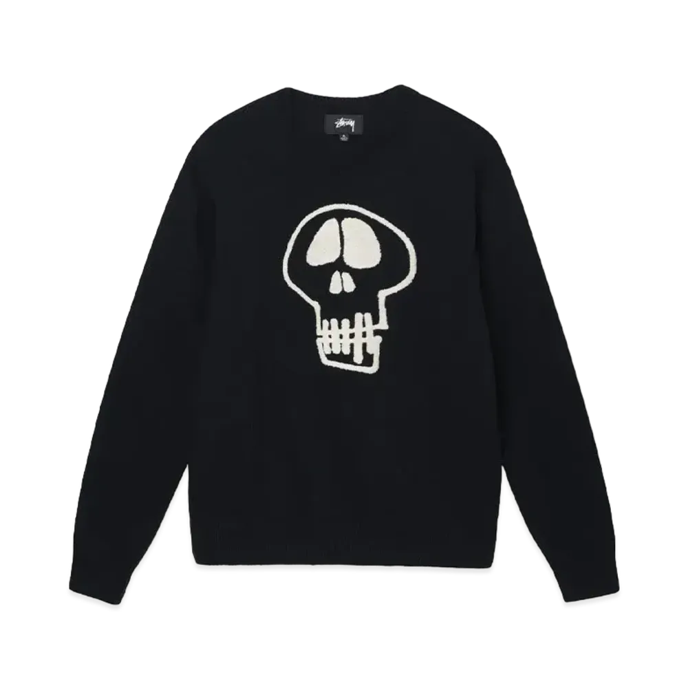 Stussy Skull Sweater "Black"