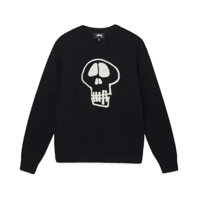 Stussy Skull Sweater "Black"