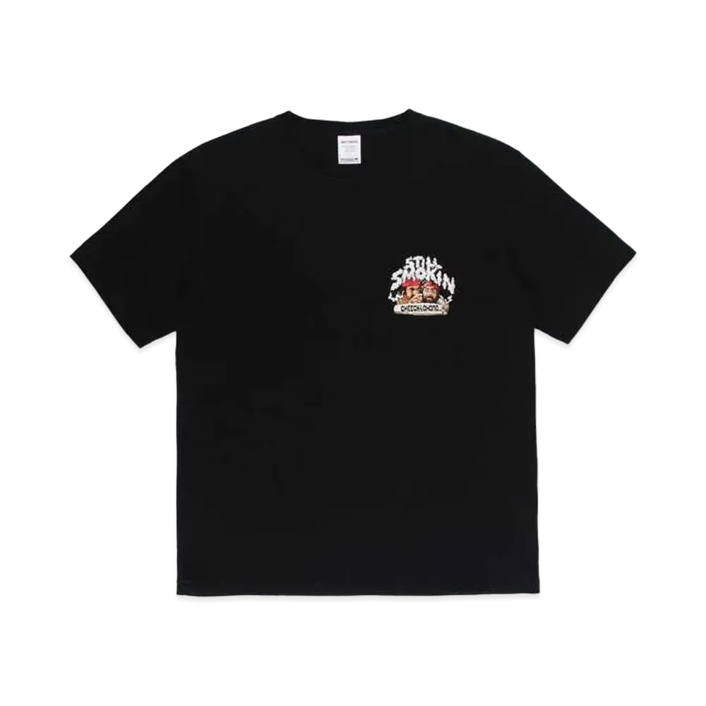 WACKO MARIA STILL SMOKIN' / WASHED HEAVY WEIGHT T-SHIRT #2 "Black"