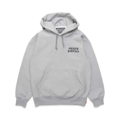 WACKO MARIA Heavy Weight Pull Over Hooded Sweat Shirt "Gray"