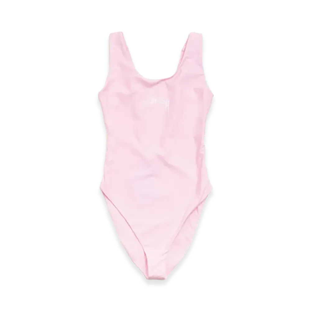 Stussy Women's Surf Stock One Piece Swimsuit "Pink"