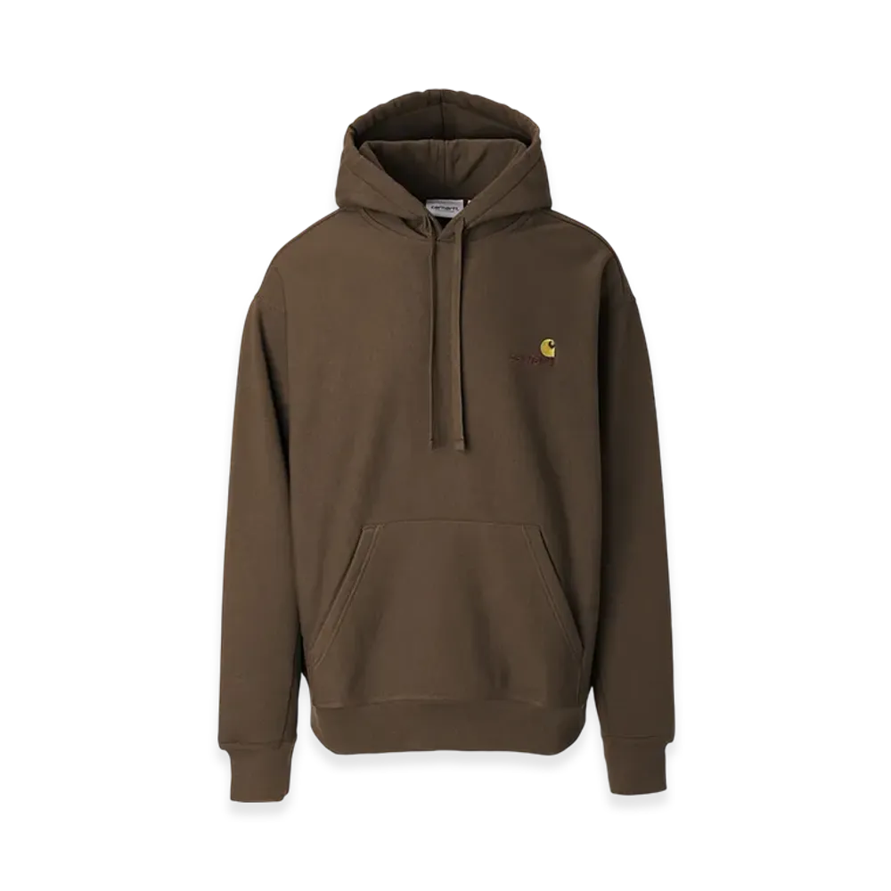 Carhartt WIP Hooded American Script Sweatshirt "Lumber"