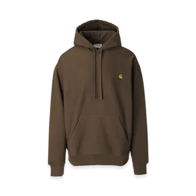 Carhartt WIP Hooded American Script Sweatshirt "Lumber"