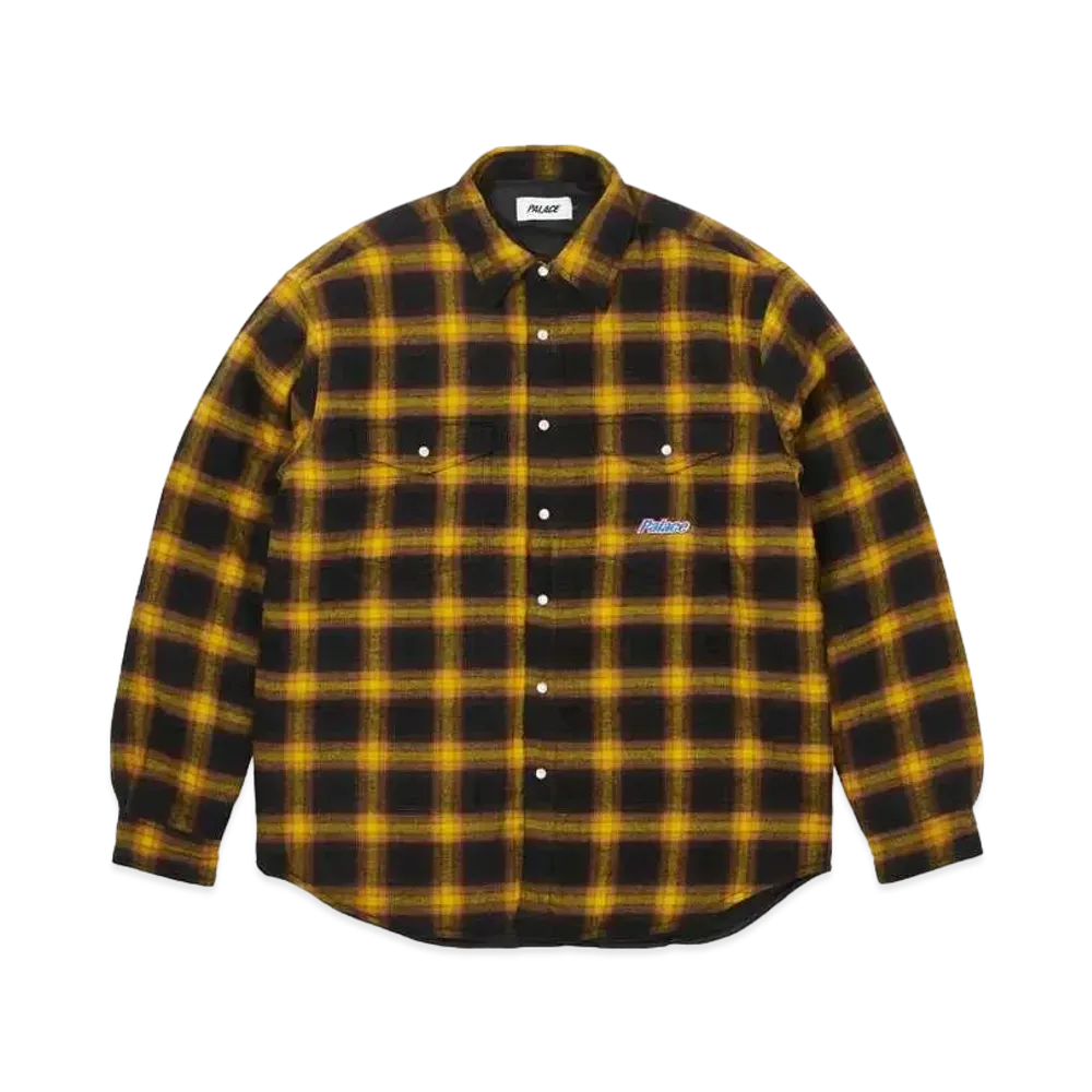 PALACE Therma Yak Thinsulate Shirt "Yellow"