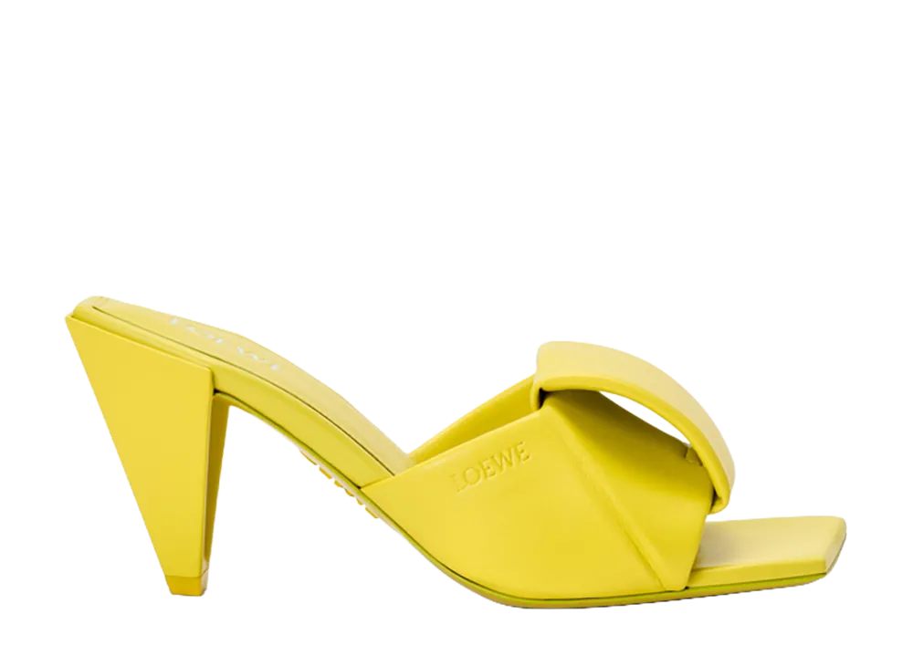 LOEWE Women's Origami Slide Lambskin "Lemon"