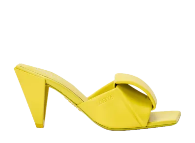 LOEWE Women's Origami Slide Lambskin "Lemon"