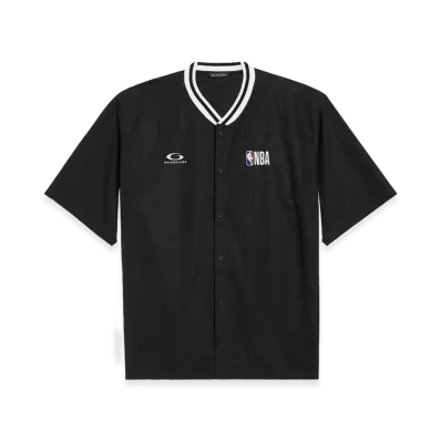 BALENCIAGA x NBA Collaboration Short Sleeve Shirt "Black"