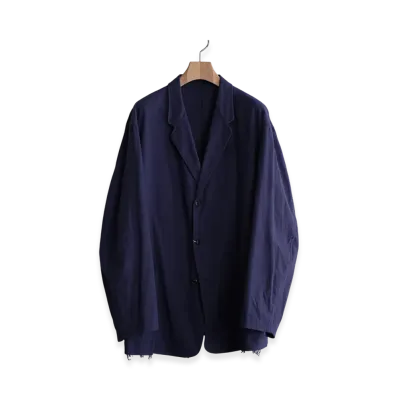 COMOLI Cotton Flannel Jacket "Royal Blue"