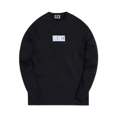 Kith x Superwaxx Classic Logo L/S Tee "Black"