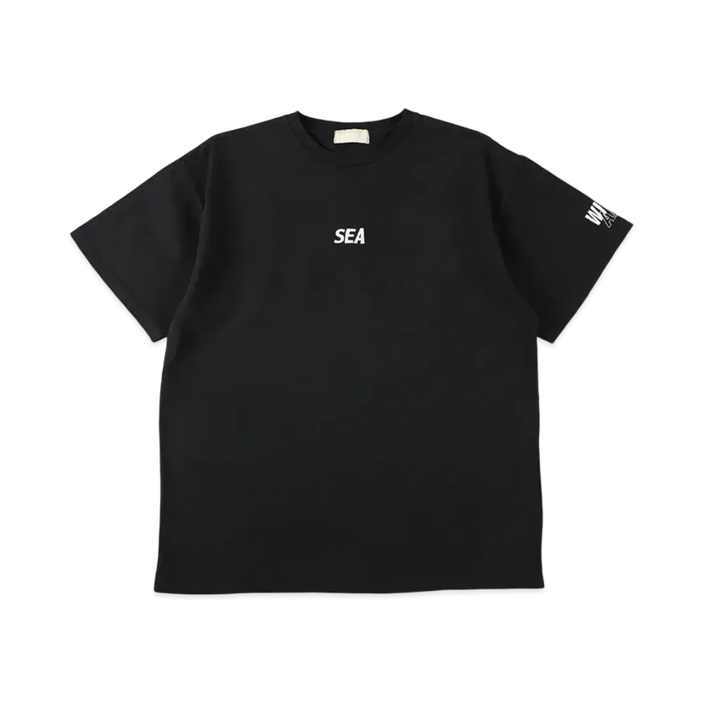 WIND AND SEA Glitch Limited Edition Black Over Dye S/S Tee "Black_Wh"