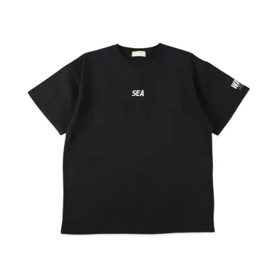 WIND AND SEA Glitch Limited Edition Black Over Dye S/S Tee "Black_Wh"