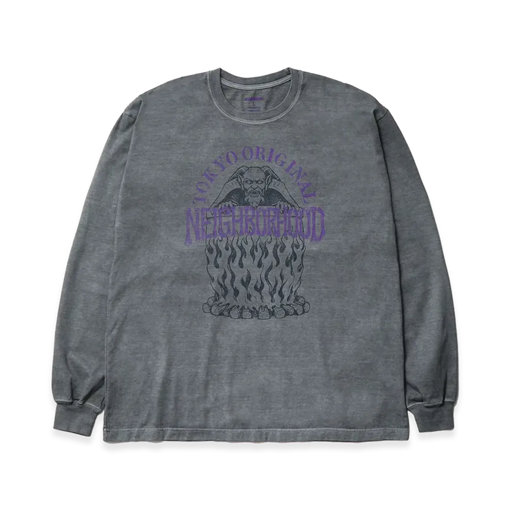 NEIGHBORHOOD NH Tee LS-3 "Gray"