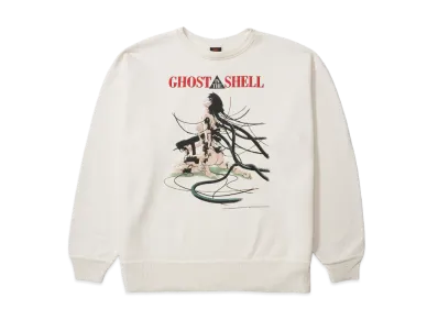 SAINT Mxxxxxx x GHOST IN THE SHELL Crew Neck Sweat "White"