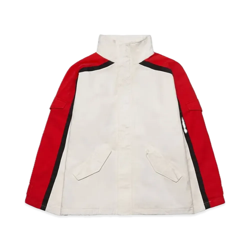 Supreme Brushed Twill Zip Jacket "White"