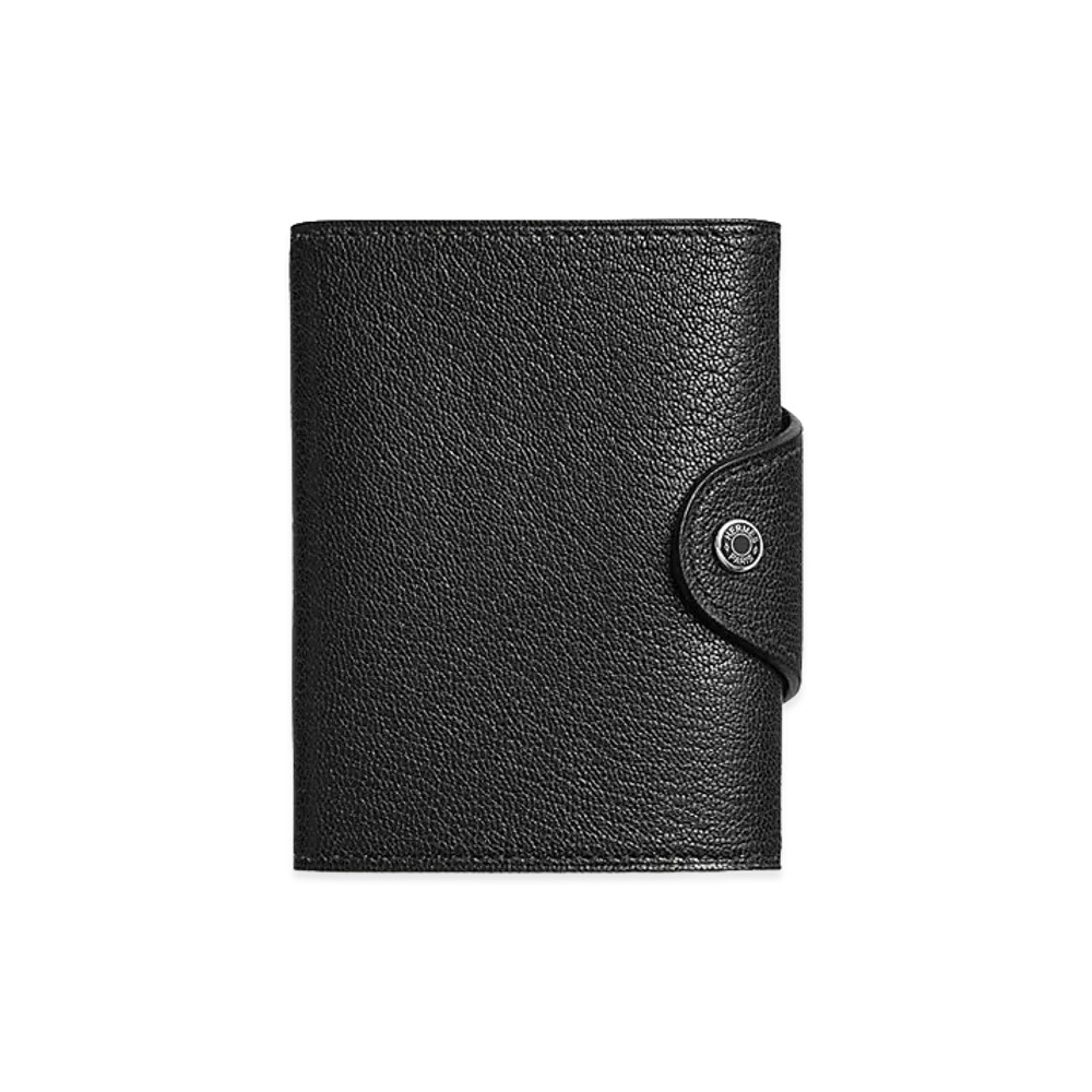 Hermes Iliade Compact Card Case "Black"