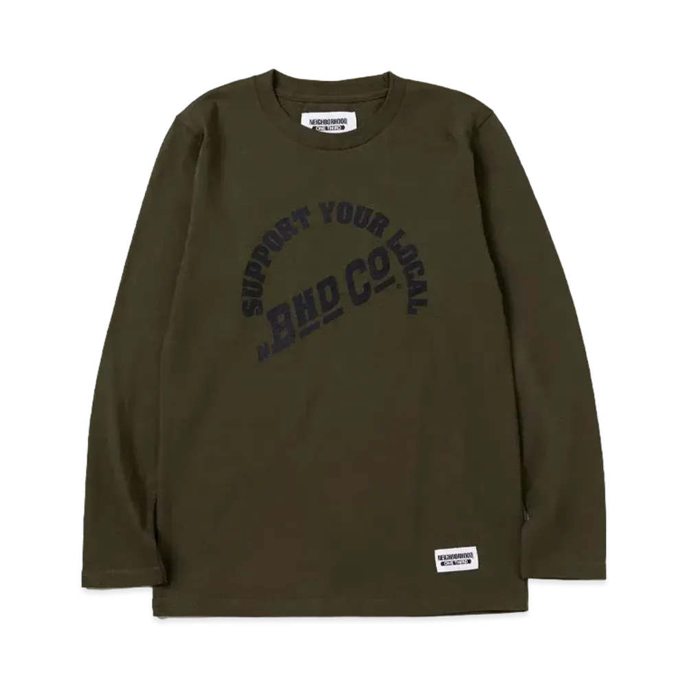 NEIGHBORHOOD OT . Tee LS-3 "Olive Drab"