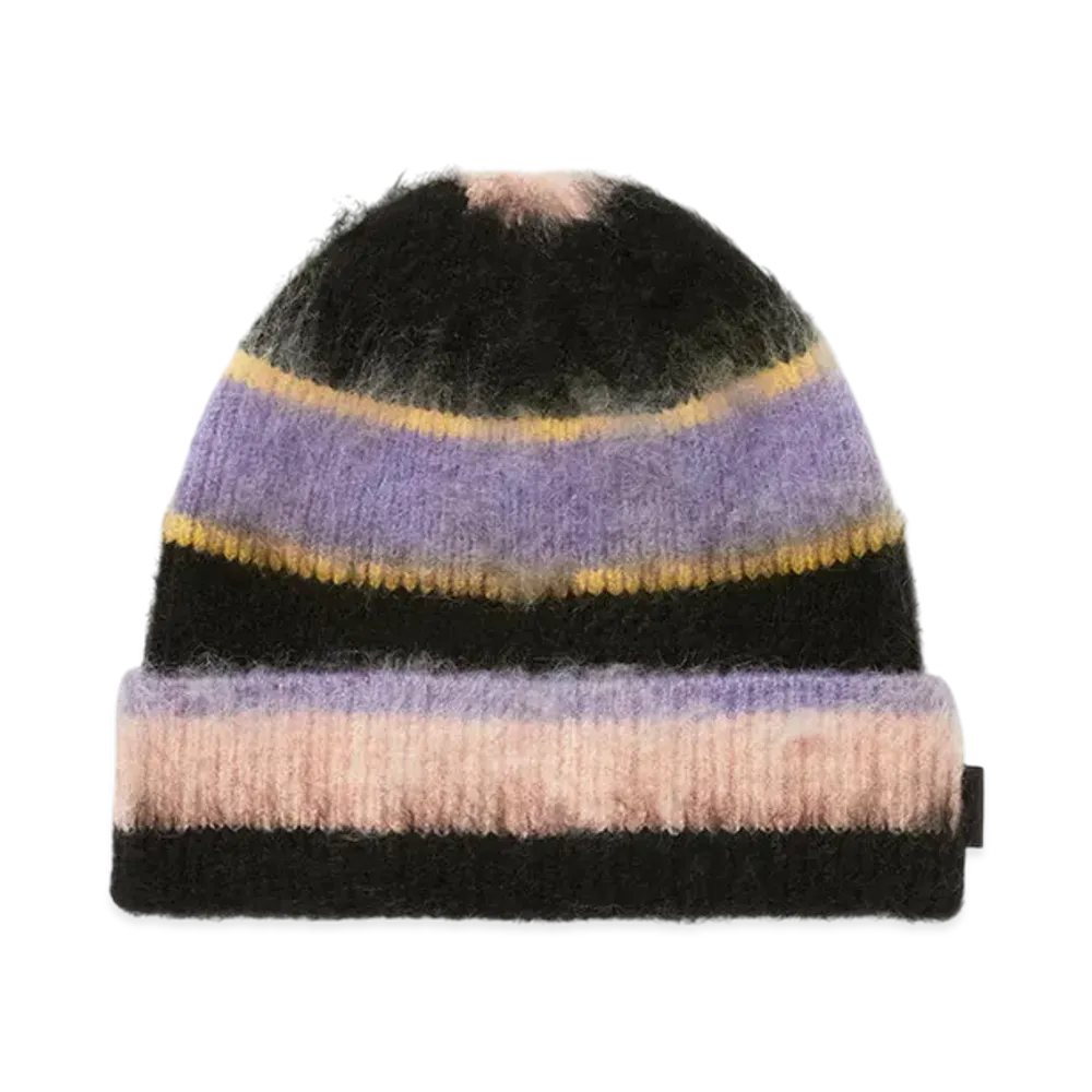 thisisneverthat Striped Mohair Beanie "Black"