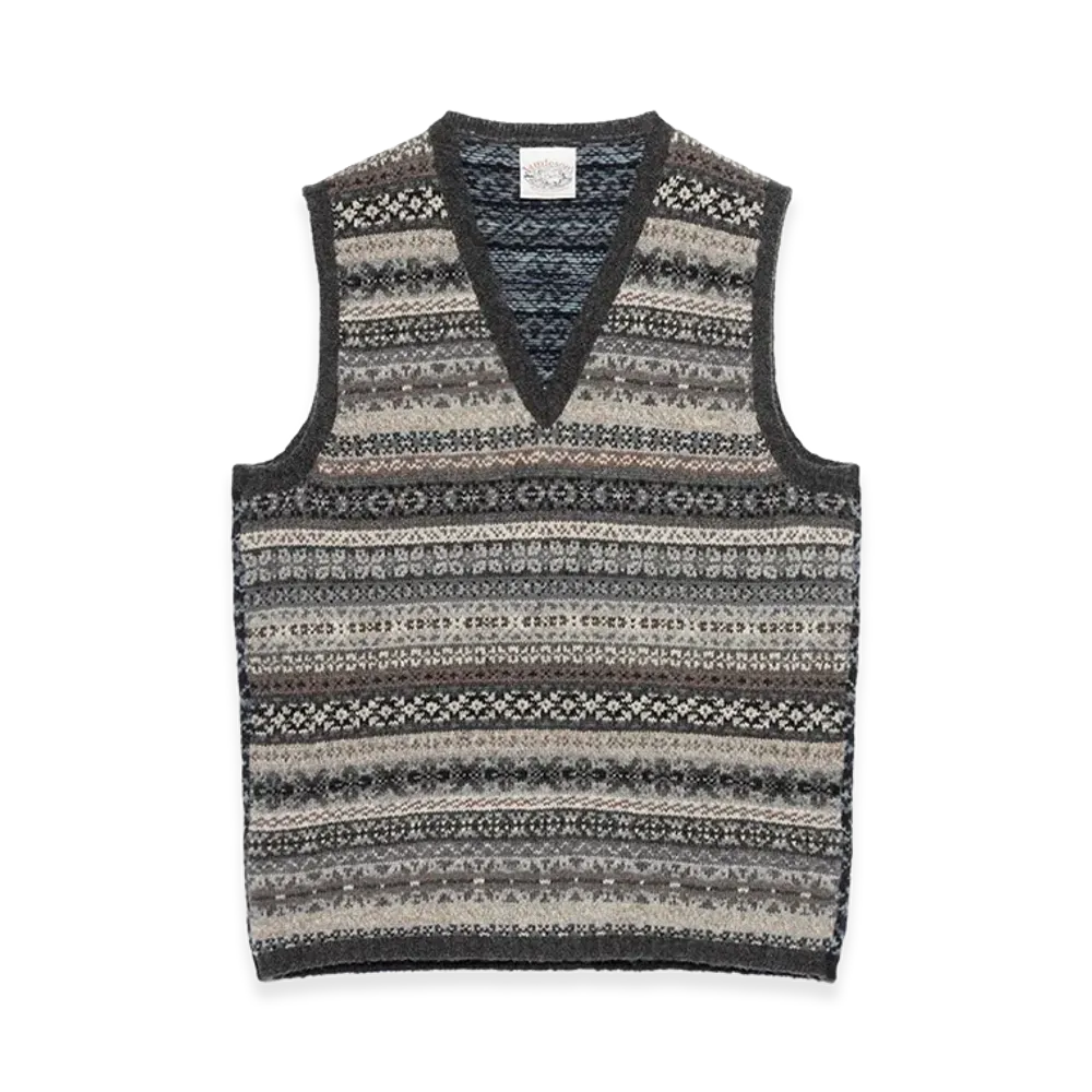 nanamica x JAMIESON'S Vest "Gray Mix"