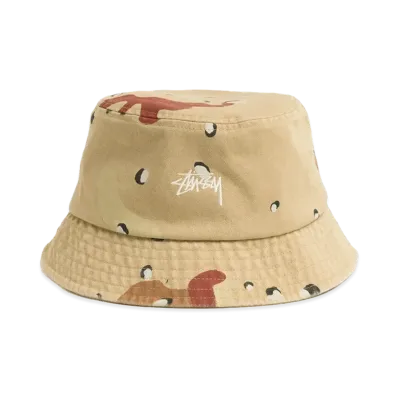 Stussy Stock Bucket Hat "Desert Camo"