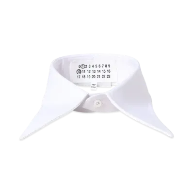 Maison Margiela Cotton Poplin Collar "White"