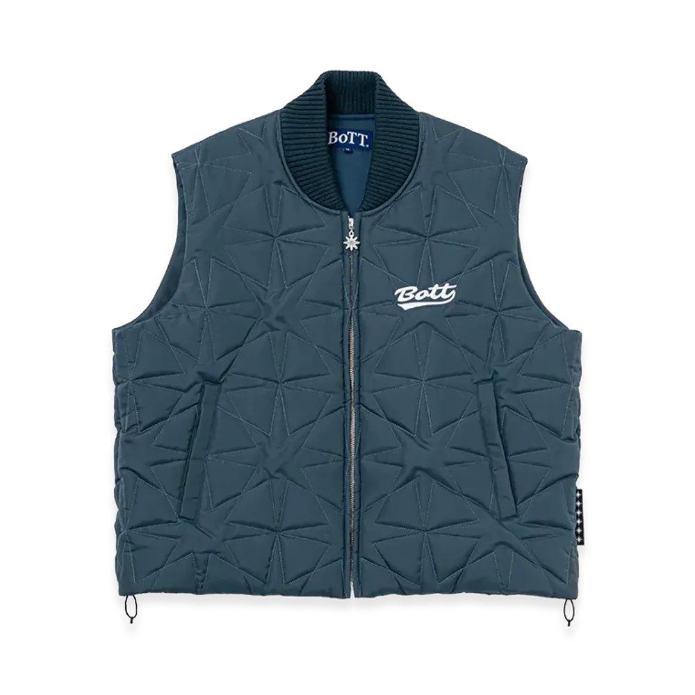 BoTT Sparkle Quilted Vest "Teal"