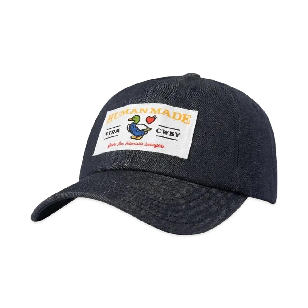 HUMAN MADE 6 PANEL DENIM CAP "Indigo"
