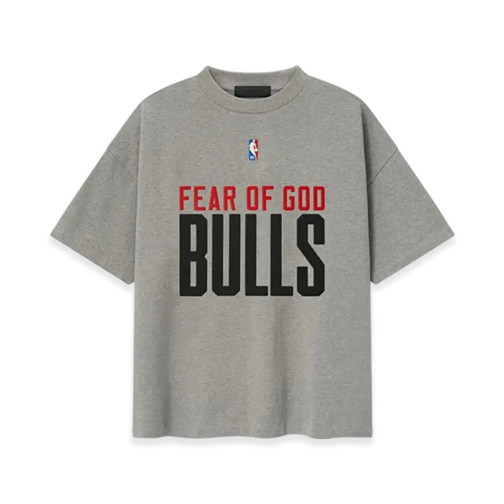 FEAR OF GOD ESSENTIALS Bulls 90's Tee "Concrete Heather"