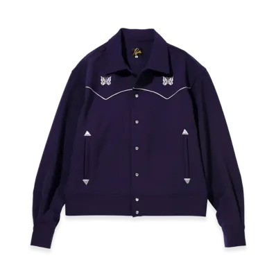 NEEDLES Piping Cowboy Jacket "Dark Purple"