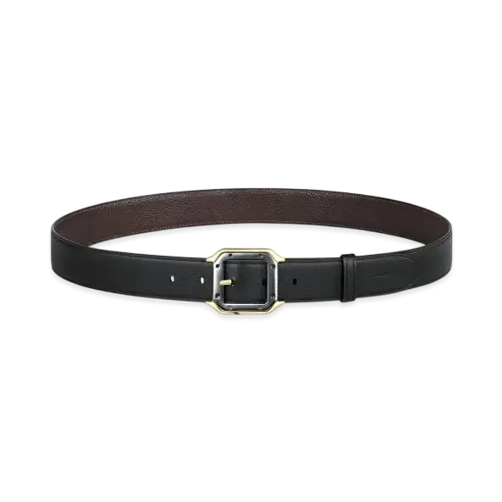Cartier Belt, Santos de Cartier "Black/Brown/Gold/Palladium"